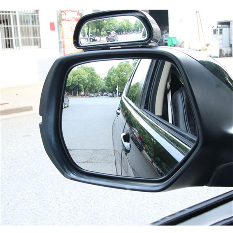 1 Pc Auto Blind Achteruitkijkspiegel Extra Spiegel High-Definition Grote View Bolle Glas Groothoek Rear View Blind Spot spiegel