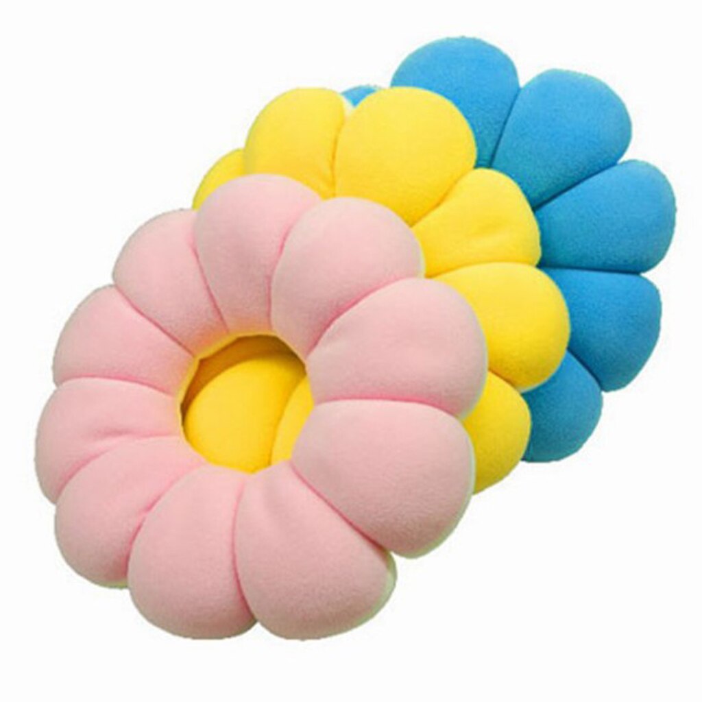 Donut Ring Cervical Neck Pillow Outdoor Sports Car Decoration Travel Twist Flower Shape Pillow
