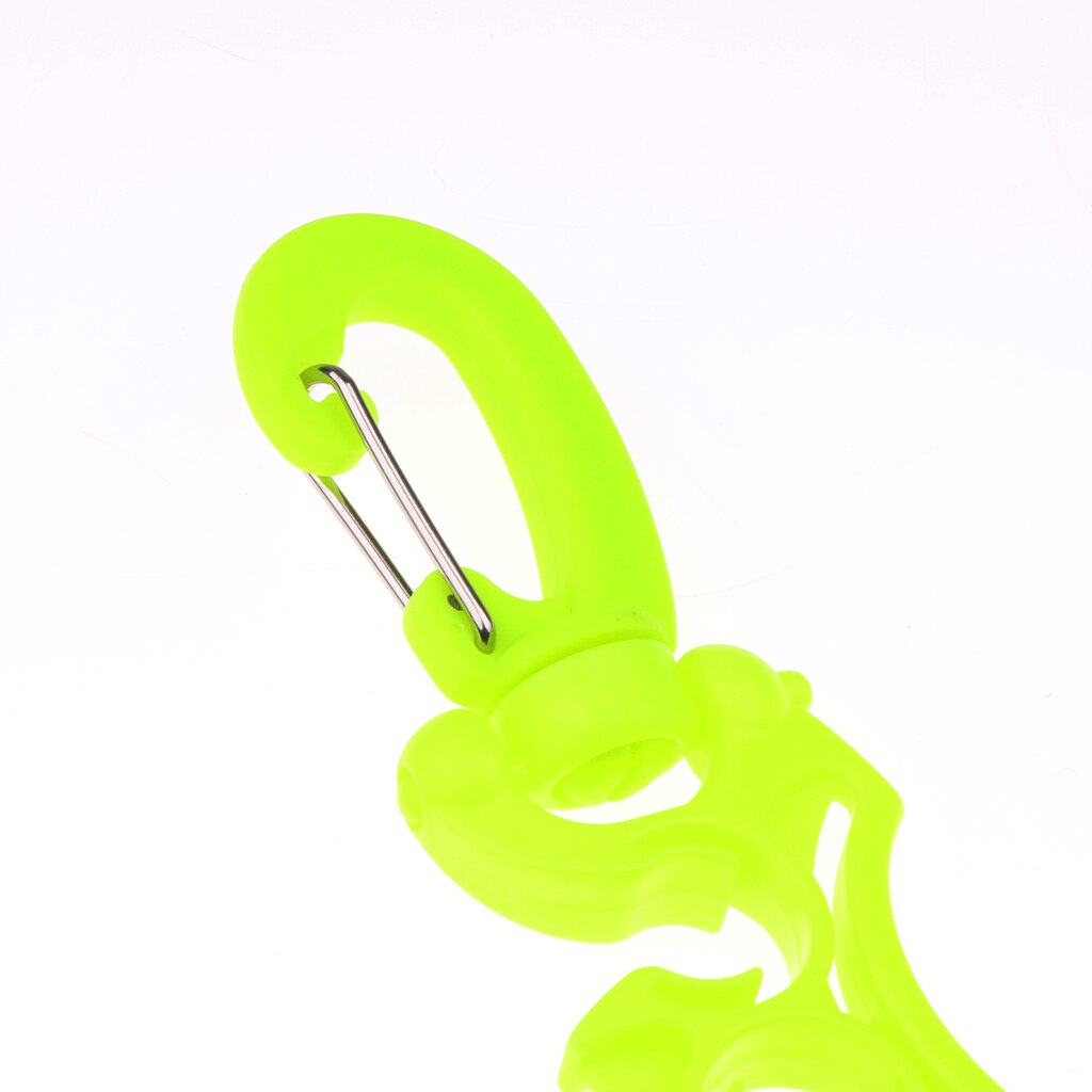 Magideal Duiken Dubbele Slang Houder Met Draait & Plooien Clip 10 Cm/4 ''Duiken Dubbele Slang Houder scuba Slang Clip: Yellow 