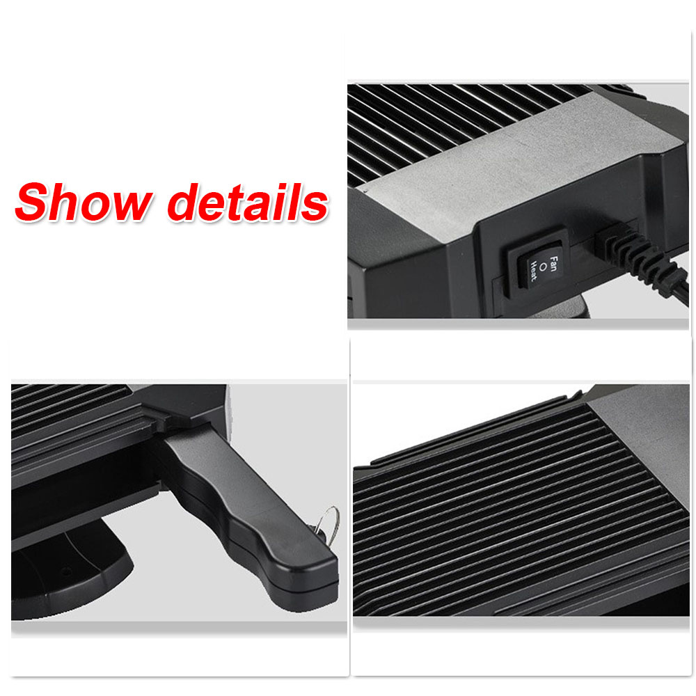 Calentador 12V/24V de dos velocidades de coche camión calefacción parabrisas Descongelador desempañador