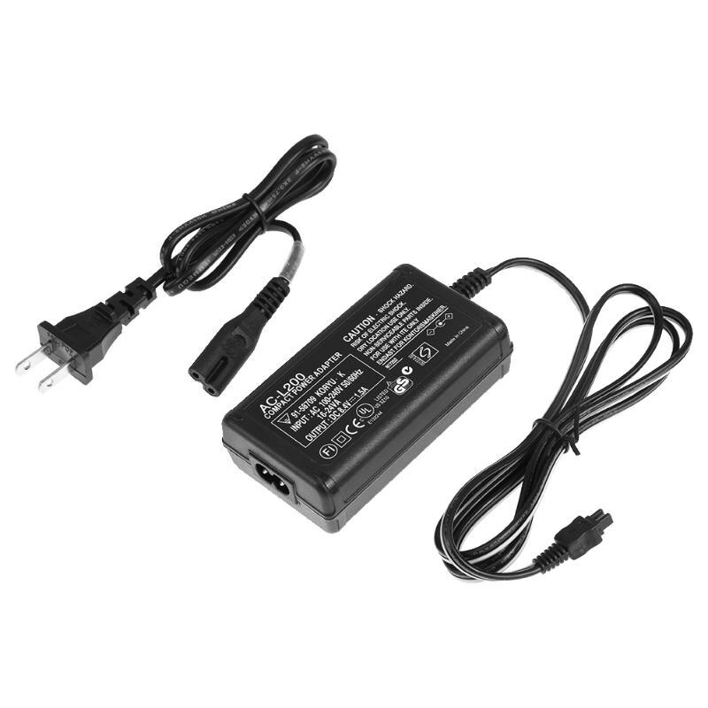 Camera Power Supply Adapter Chargers 100V-240V AC Camera Power Adapter For Sony AC-L200 L25B DSLR Camcorder Charger