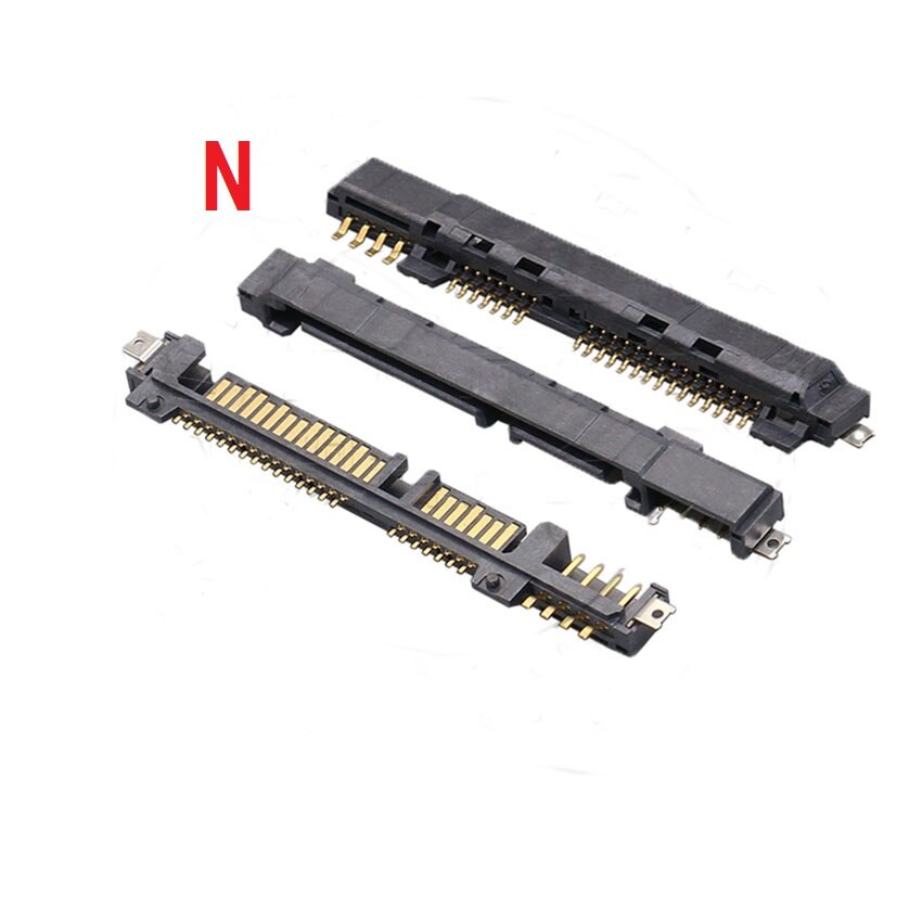 5PCS SATA Interface Socket SSD Solid State Drive Seat 7+15P 7P 22PIN Connector: N