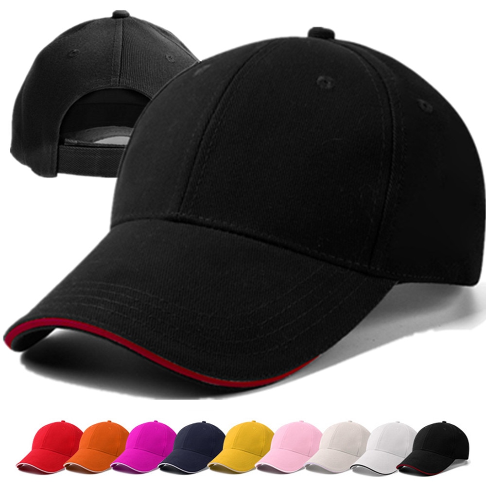 Unisex 6 Panel Cap Casual Acrylic Plain Baseball Cap Adjustable Hats For Women Men Hip Hop Cap Streetwear Dad Hat