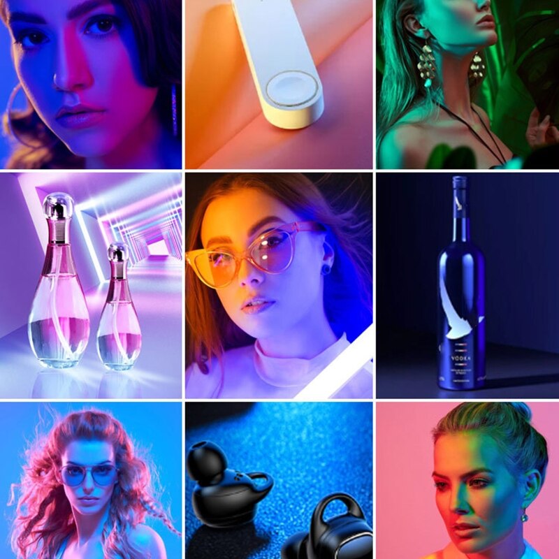 Full Color RGB Video Light Photography Lighting LED Fill Light for Filmmaker