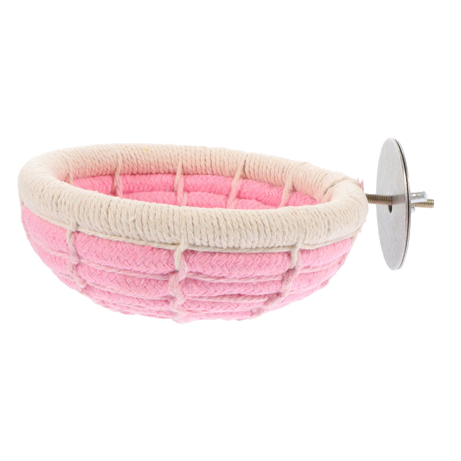 Home Bird Nest Decorative Bird Nest for Cages Pet Bird Accessory Bird Habitat Shed: Pink