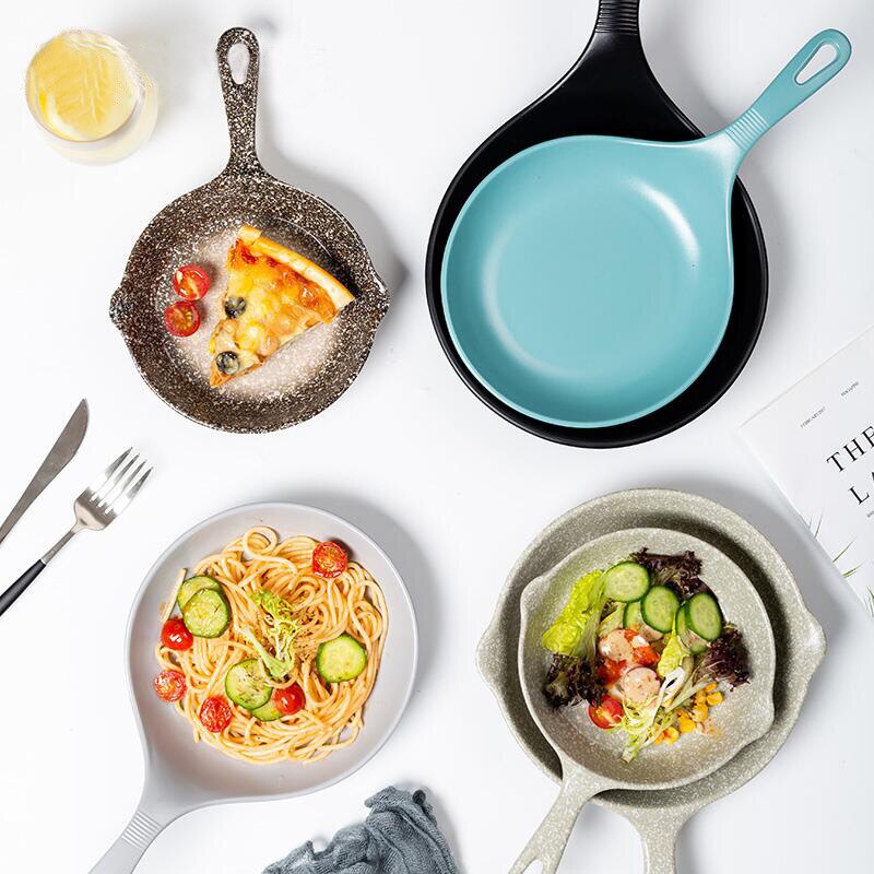 kitchen Casserole with non-stick coating marble Utensils for Pots Pan set Cooking pot home Dinner supplies Cookware