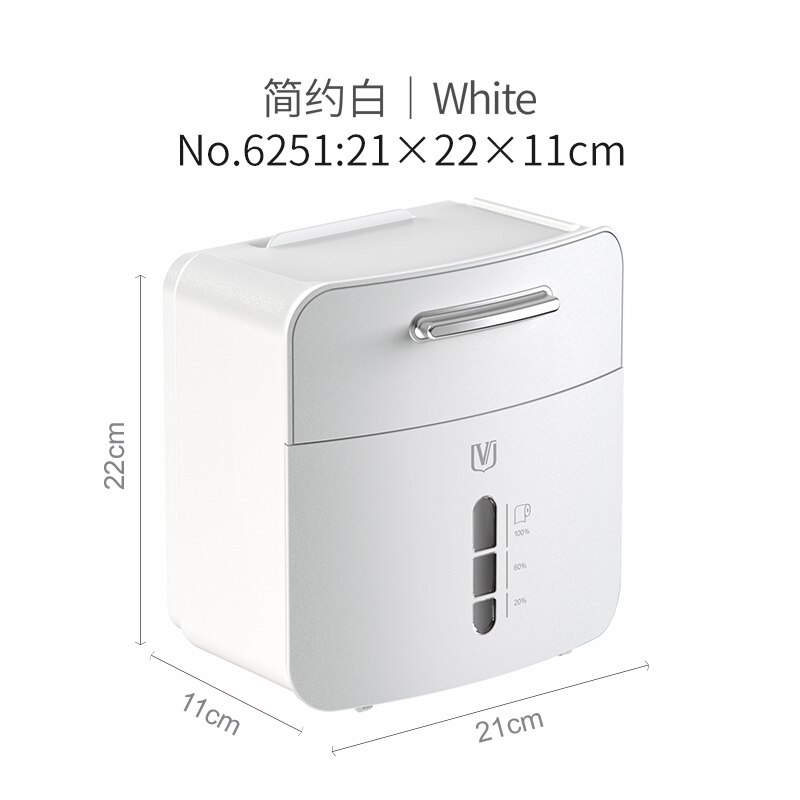 Toilet paper towel box waterproof toilet paper holder: 1