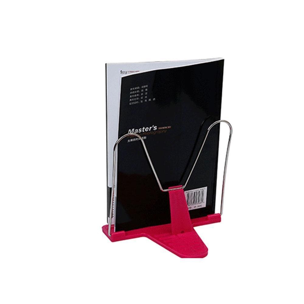 Reading Shelf Book Stand Portable Reading Document Holder Desk Adjustable Durable Angle Foldable Display Stand School Supply