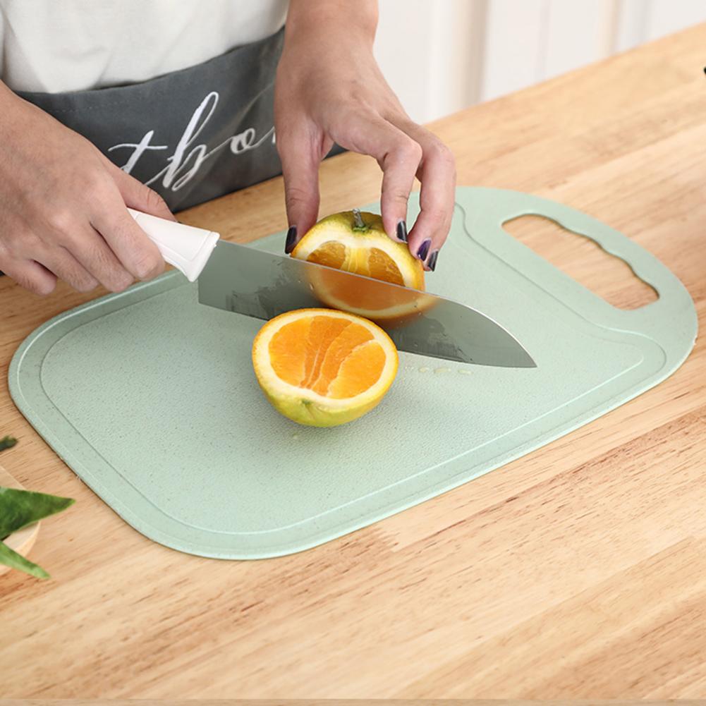 Keuken Kleine Fruit Snijplank Snijden Groente Snijplank Antislip 4-Kleur Backing Board