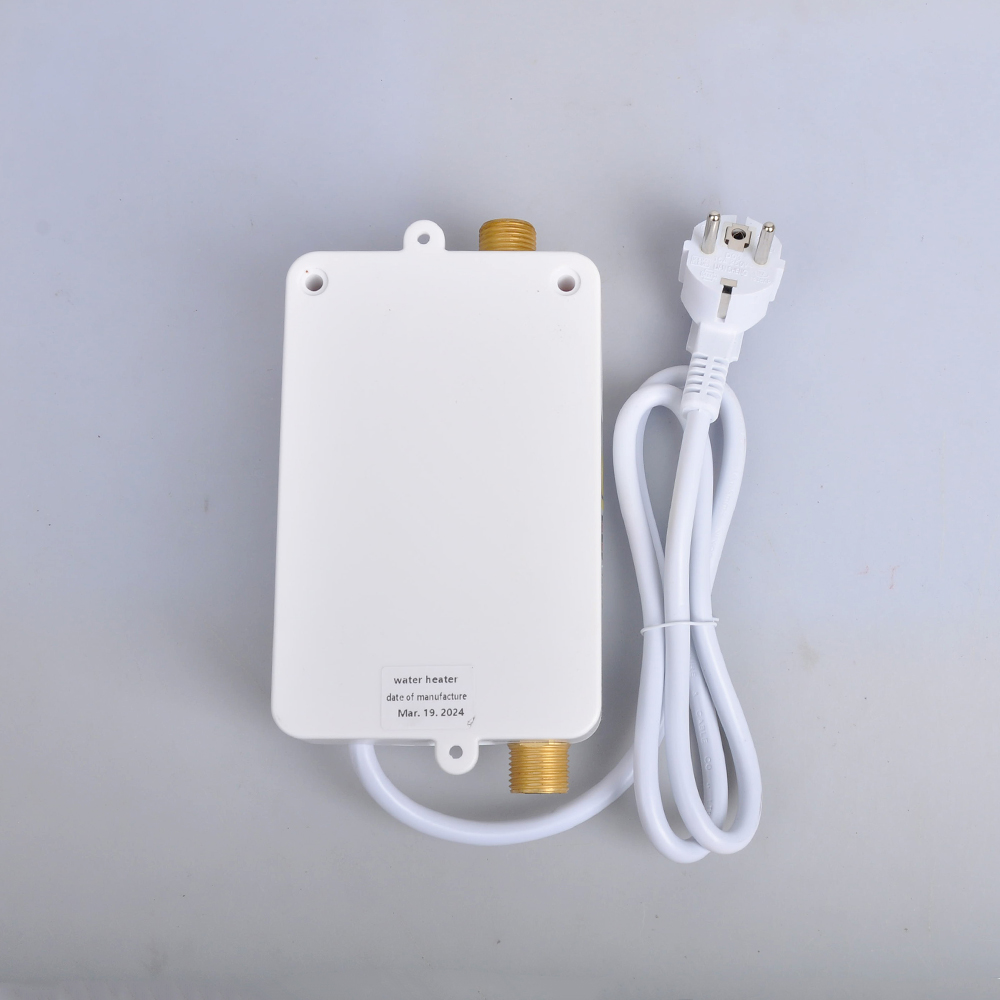 Instant Water Heater,3000W Mini Electric Tankless Water Heater,Durable and Fashionable for Bathroom Kitchen Washing