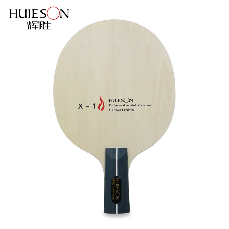 Huieson 5 Ply Wood Table Tennis Blade Lightweight and Non-Bouncy Blade for Table Tennis Learners Kids Entry Level Racket: Short Handle