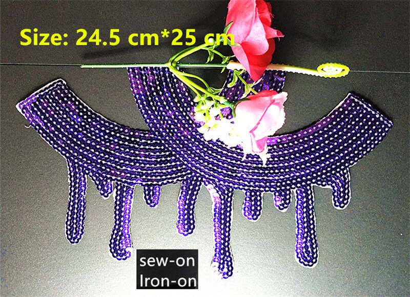 sequins diy decorative cloth stickers: 10