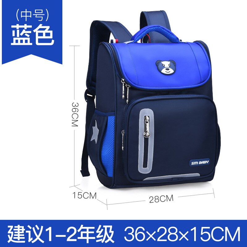 2022 freundlicher Schule Taschen Mädchen jungen freundlicher Schulranzen grundschule Rucksack Orthopädische Rucksack schul freundlicher Mochila Infantil: klein Blau