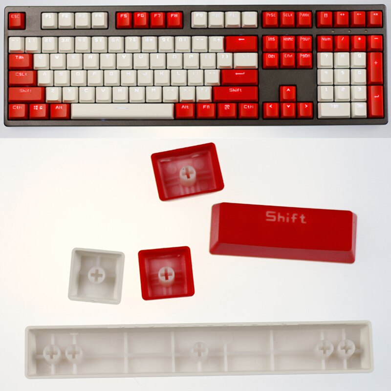 Cherry Vlossom Theme Top Printed 104 Key Keycaps Keys Caps Set for Mechanical Keyboard for Gaming Mechanical Keyboard