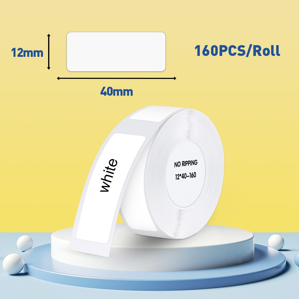 Niimbot D11 D110 Etikett Papier 15mm 50mm Wasserdicht Klebstoff D11 Etikett Aufkleber DIY Name Aufkleber für Mini Tragbare d11 Etikett Hersteller