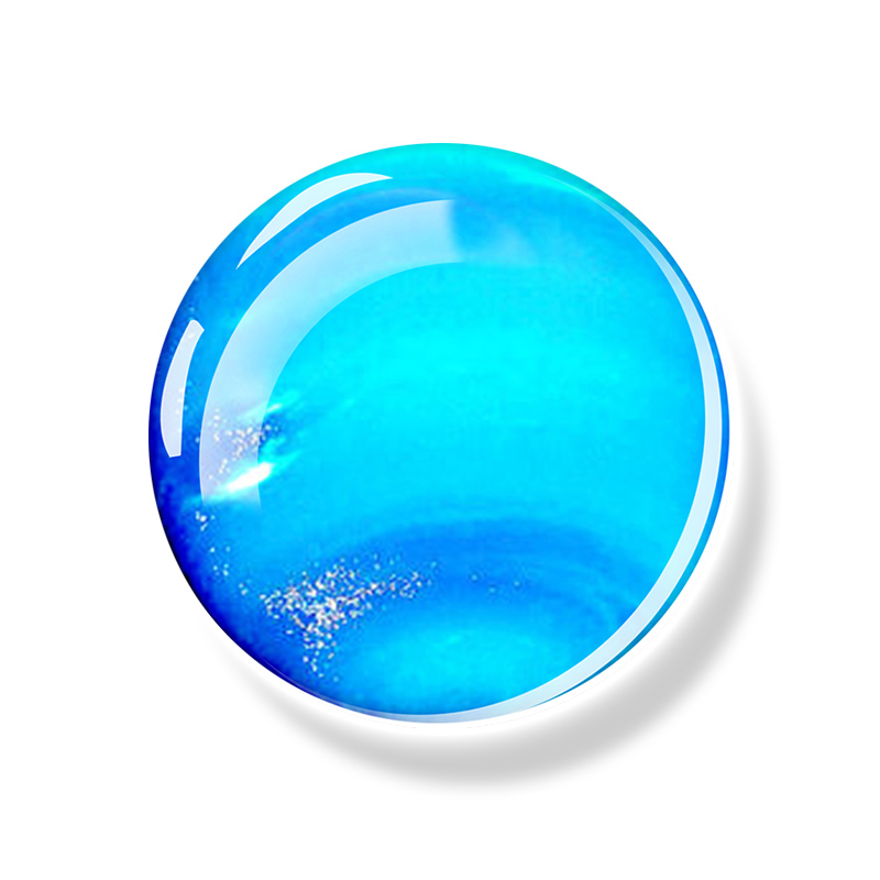 Solar System Luminous Magnet Fridge Planet Universe Outer Space Refrigerator Magnets Stickers Glass Glow In The Dark Home Decor