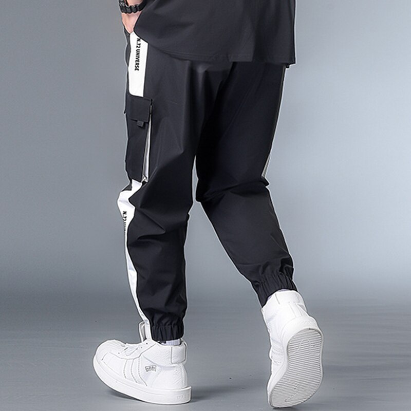 Miesten lenkkeilyhousut miesten tasku miehet hip-hop rento syksy nuorten urheiluhousut iso koko iso 5xl 6xl 7xl
