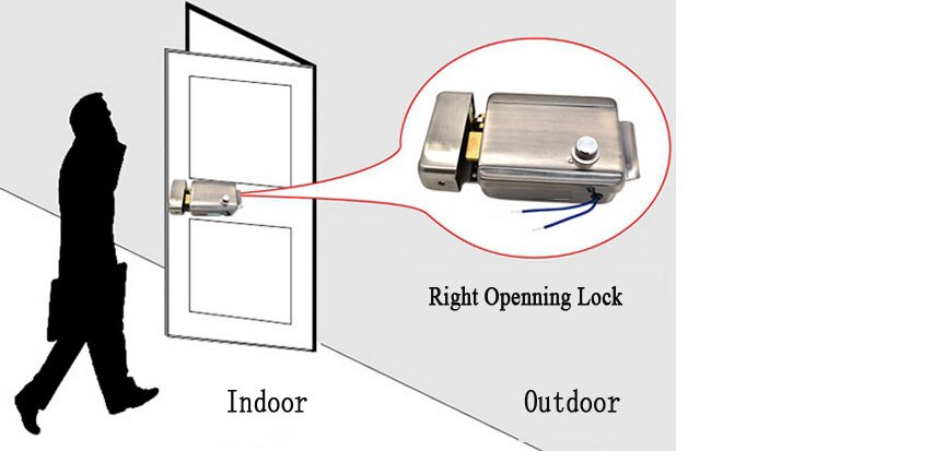 HFSECURITY Stainless Steel Access Control Electric Control Door Lock For Anti-theft And Home Security (HF-1073-LC)