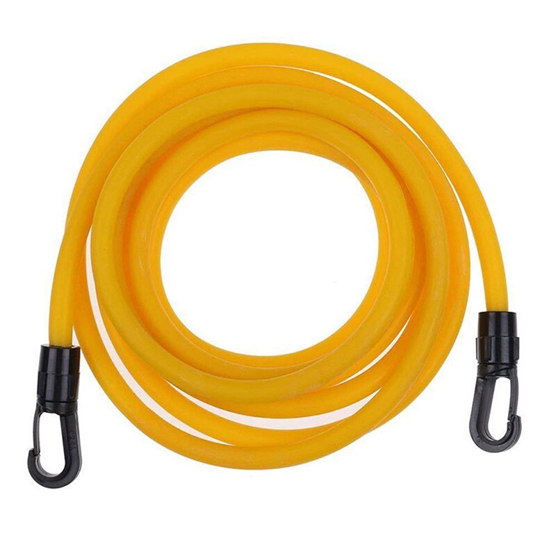 1Set 4M Verstelbare Swim Training Weerstand Elastische Riem Tether Elastisch Touw Band Veiligheid Zwemmen