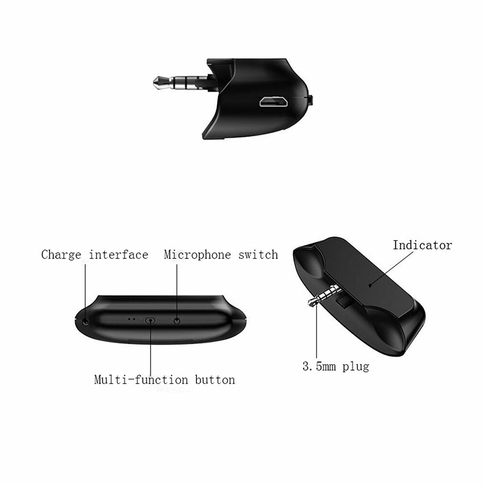 Draadloze Bluetooth Headset Adapter Voor PS4 3.5 Mm Hoofdtelefoon Converter Ontvanger Professionele