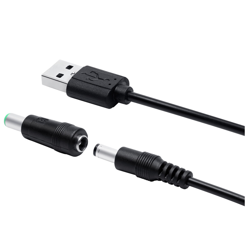 Universal 5V 9V 12V USB a DC Cable de alimentación USB Jack Cable de carga conector 55*25 para enrutador Mini ventilador altavoz cámara