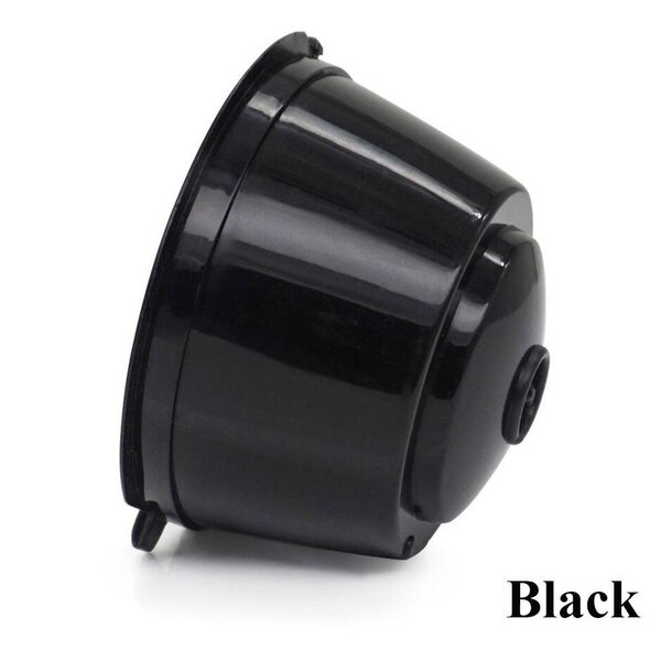 Reusable Dolce Gusto Coffee Capsule 3rd Plastic Refillable Dolce Gusto Coffee Capsule Fit for Nescafe Coffee Machine: black