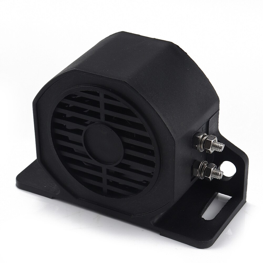 1 pc auto achteruitrij-alarmen, 12-60v waterdichte zwarte achteruitrij-alarmen, sirene en claxon voor auto, vrachtwagen, auto, voertuig: Default Title