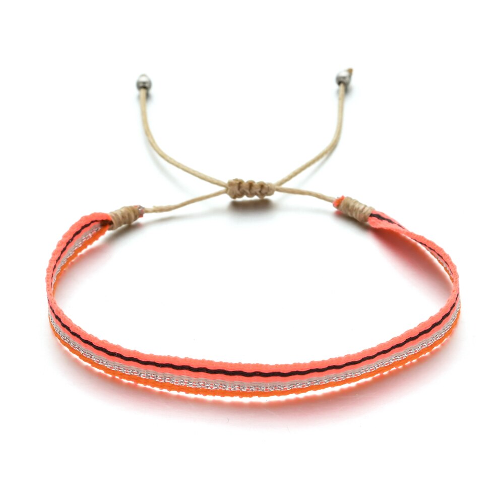 ZMZY trenzado Multicolor Boho mano pulsera tejida de Amistad los hombres y las mujeres Colombia nudo de cordón hecho a mano Wayuu playa de , joyería: QQ283