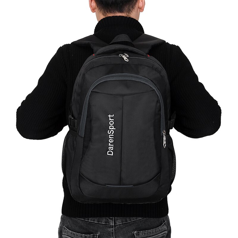 Travel Multifunction Bag Zipper Open Bag Men's Backpack Laptop Male Backpacks Card Classic Bags