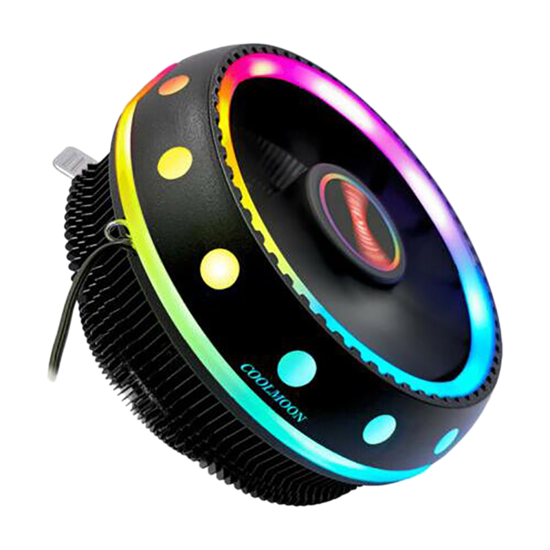 COOLMOON RGB CPU Kühler Kühlkörper LED 12V für Intel AMD PC Prozessor Schreibtisch Kühlung Kühler: Ursprünglich Titel