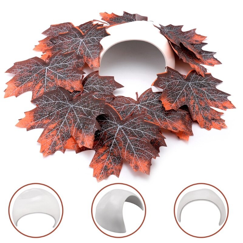Snake Hides Small Reptile Hideout Caves Terrarium Hide Box for Lizards Leopard Gecko Sturdy Plastic with 12 Leaves