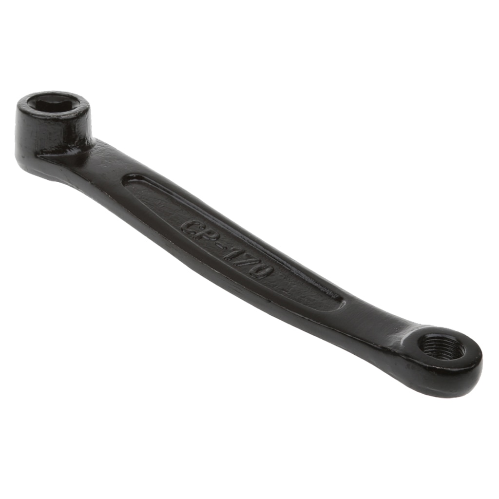 170mm Black Steel Iron Left Hand Crank Arm For Bicycle / Bike
