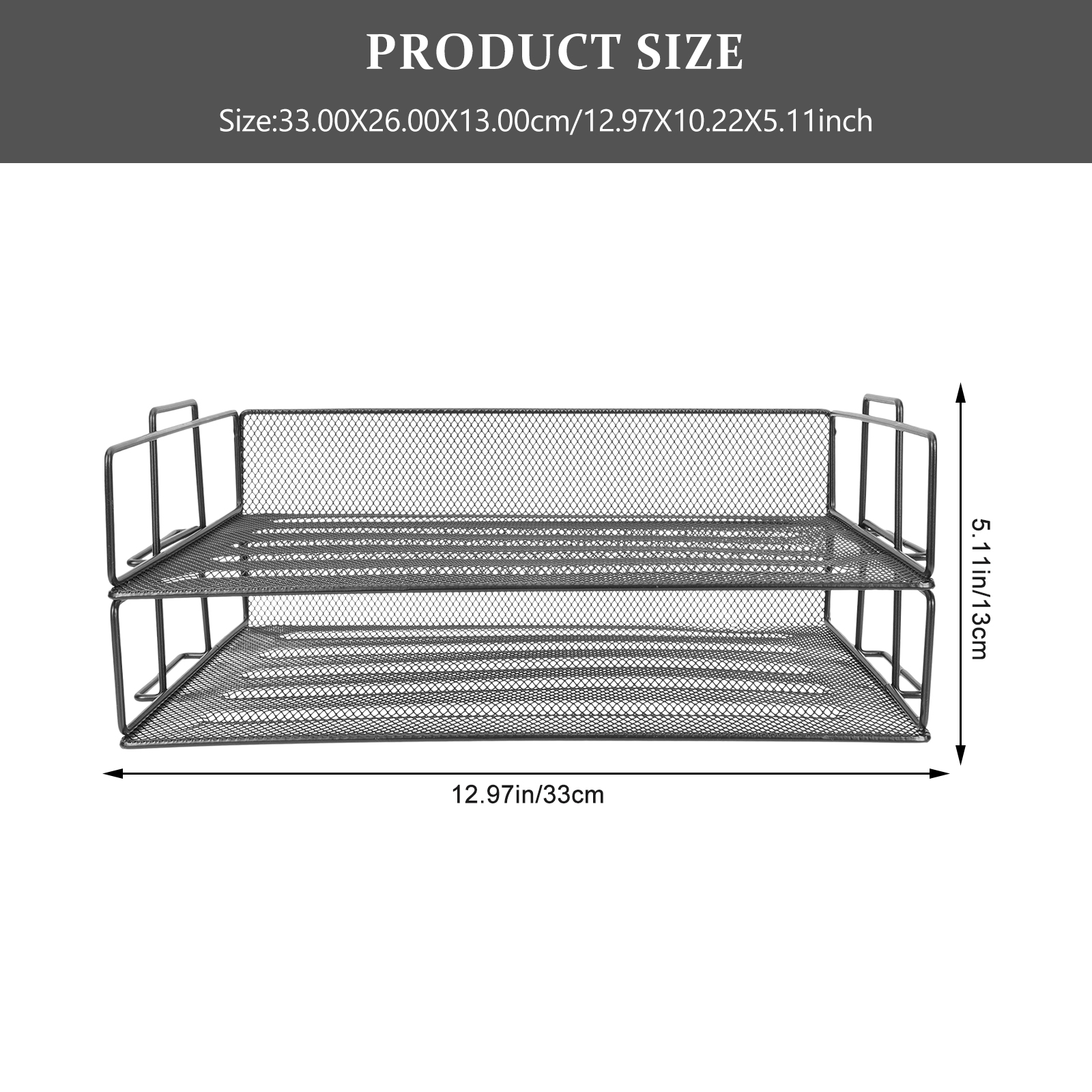 Office File Storage Shelf File Organizer Desktop File Storage Rack Metal File Holder