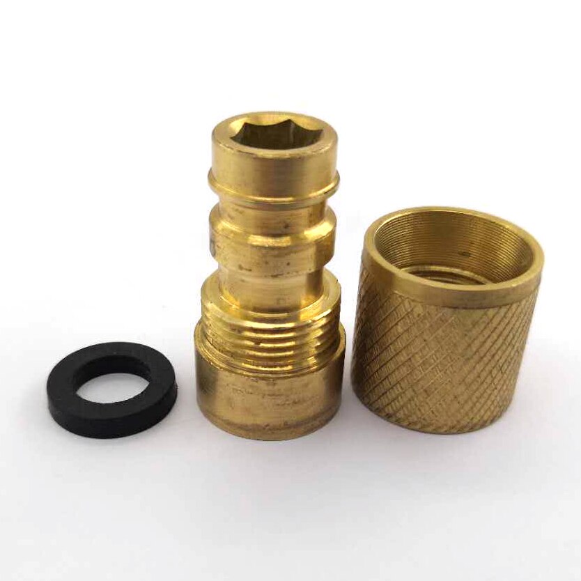 All bronze Faucet Adapter Hose Fittings Quick Connector Kitchen Faucet Garden Hose Washing Machine Water Tap Hose Garden Tool Ad: Default Title