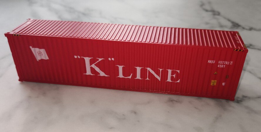 1/87 Prachtige Model Trein Ho 40GP Container Diy Logistiek Scène Container .: KLINE