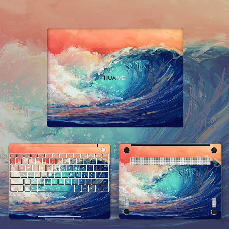 Laptop Skins for All HUAWEI MateBook D 15 Colorful Vinyl Decal Stickers for HUAWEI MateBook D 14 Protective Film