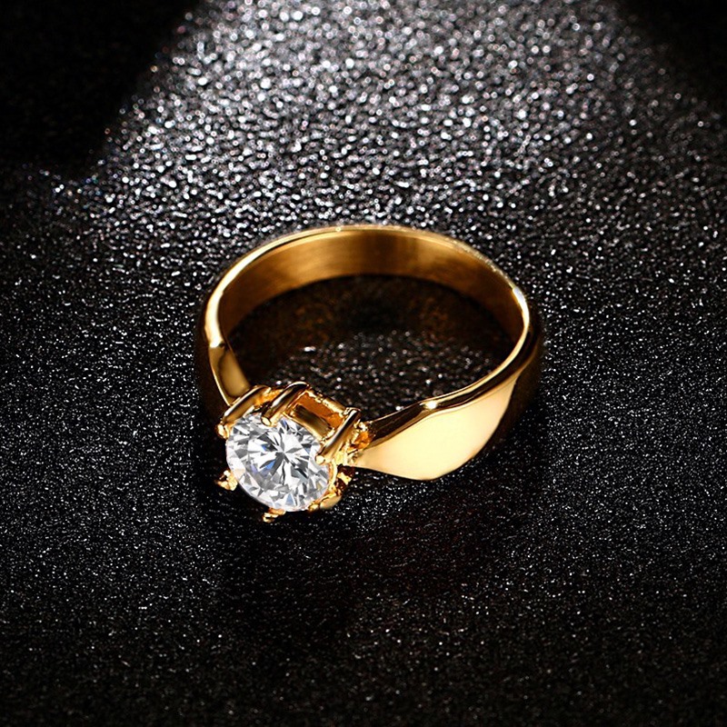 Meaeguet Dames Griffenzetting Cz Engagement Rings Wedding Bands Voor Vrouwen Goud Kleur