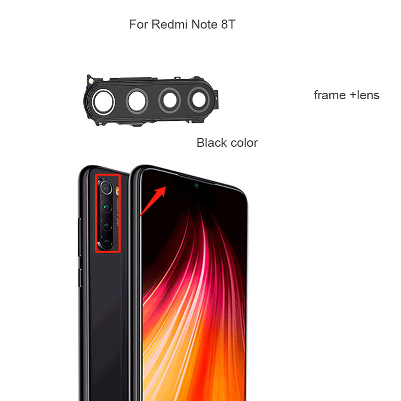 6.3 &quot neue Batterie Abdeckung Für Xiaomi Redmi Hinweis 8T 8 Zurück Glas Hinten Gehäbenutzen 3D fallen Mit kamera Objektiv Tafel: Hinweis 8 Nein len Violett