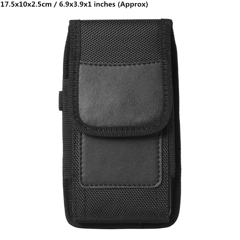 Mobiele Telefoon Heuptas Mannen Vrouwen Kleine Nylon Mobiele Telefoon Holster Opslag Taille Fanny Pack Purse Met Riem Loop Bum zak 4 Size: XXL