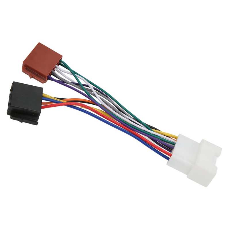ISO Male Wire Harness Adapter Pre Stripped ISO Radio Wire Harness Simple Install for Refitting Bus