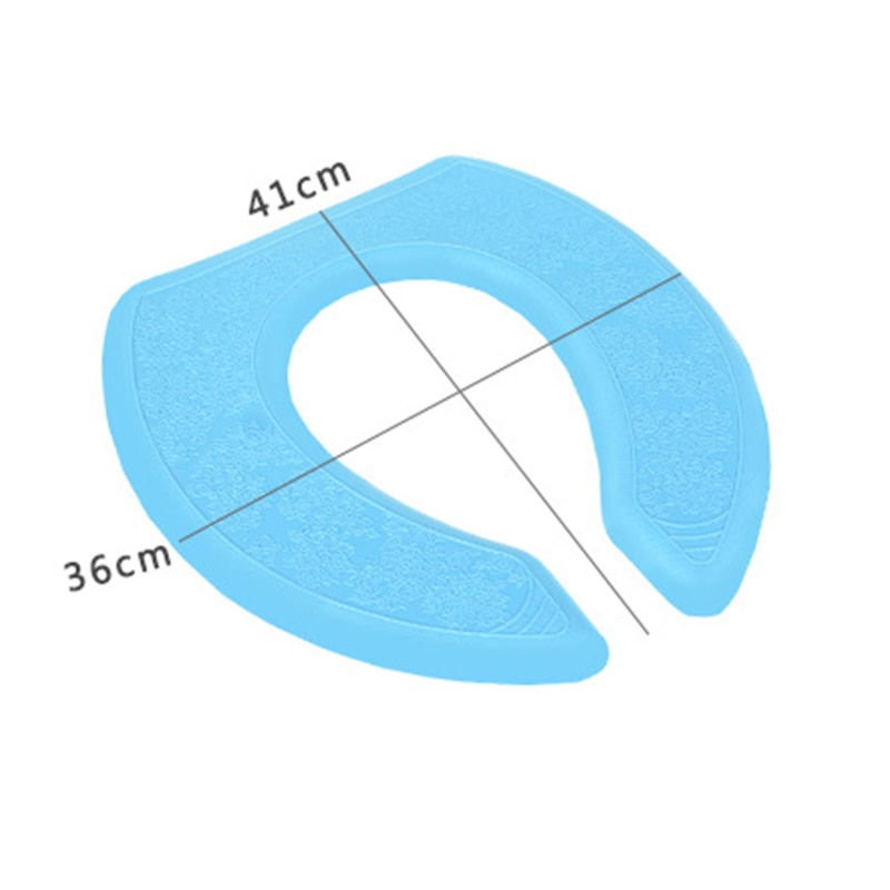 Sedes robić łazienki pokrywa miękkie WC WC poduszka na siedzenie łazienka cieplej nakładka na muszlę pokrywa Podkładka toaleta Closestool ogrzewane siedzienie obejmuje: niebieski U