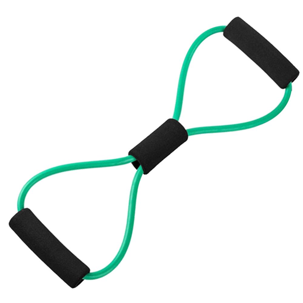 Bodybuilding Fitness Fitness Workout Fitnessapparatuur 8 Woord Borstexpander Yogaband Weerstandsbanden Armkracht Trekkoord: groen