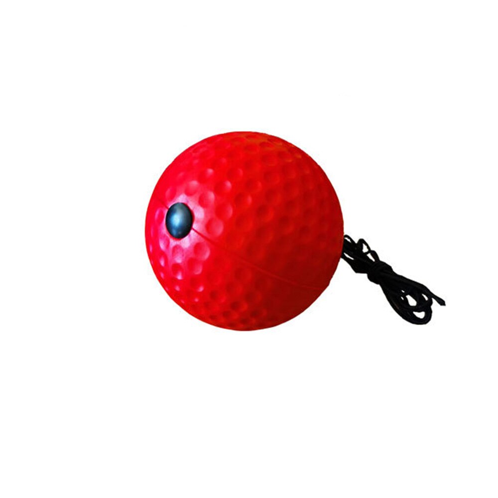 Boxing Reflex Speed Punch Ball MMA Sanda Boxer Raising Reaction Force Hand Eye Training Set Stress Gym Boxing Muay Thai Exercise: only 20g red ball