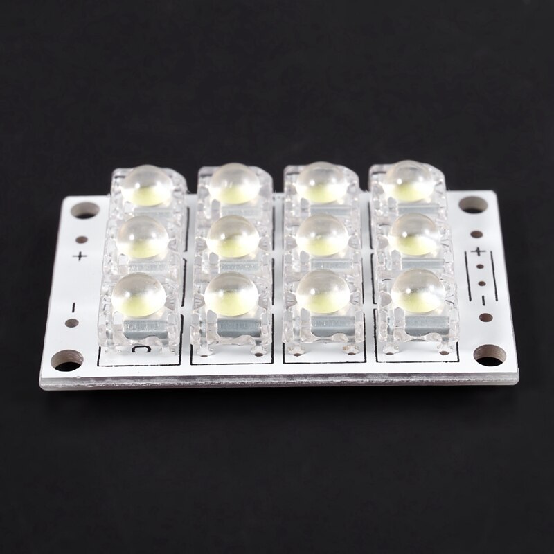 DC 3V 5V 12 LED Super Bright White Piranha LED Circuit Board LED Lights Light Yacht