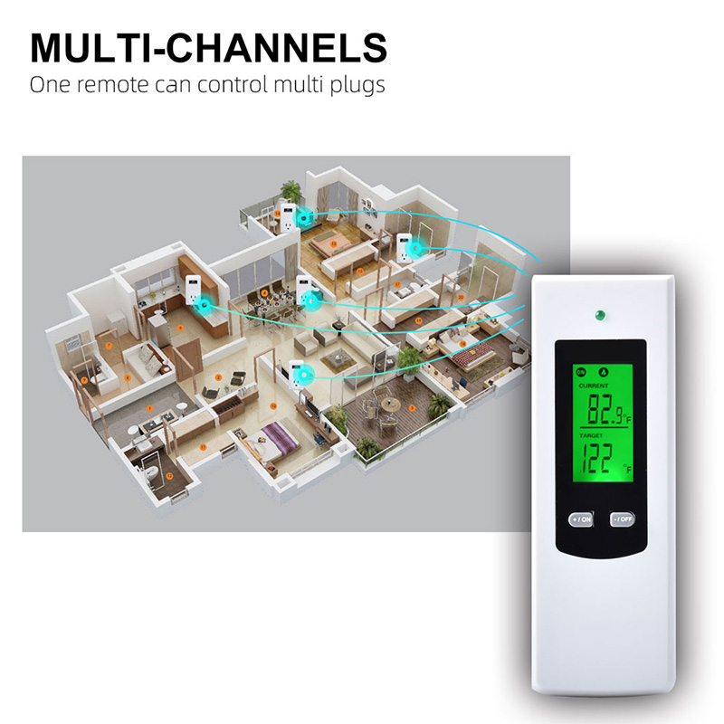Thermoregulator Wireless Thermostat Heating Panel Remote Controller Heating&amp;Cooling Temperature Sensor Control w/LCD backlight