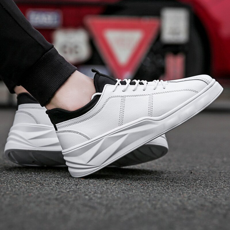 2020 mænd fritidssko sommer tenis hvide sneakers mænd læder mandlige sko voksen gang sapato masculino ayakkab erkekler krasovki