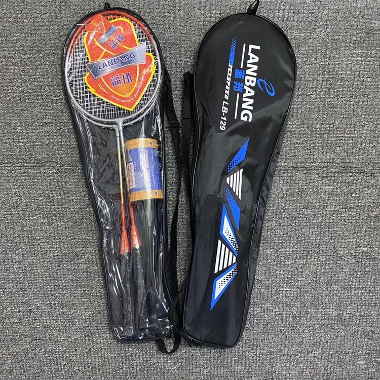 Badminton Racket Couple Titanium Alloy Split Racket Training Beginner Fitness Badminton Racket With Bags -40: 129 Blue