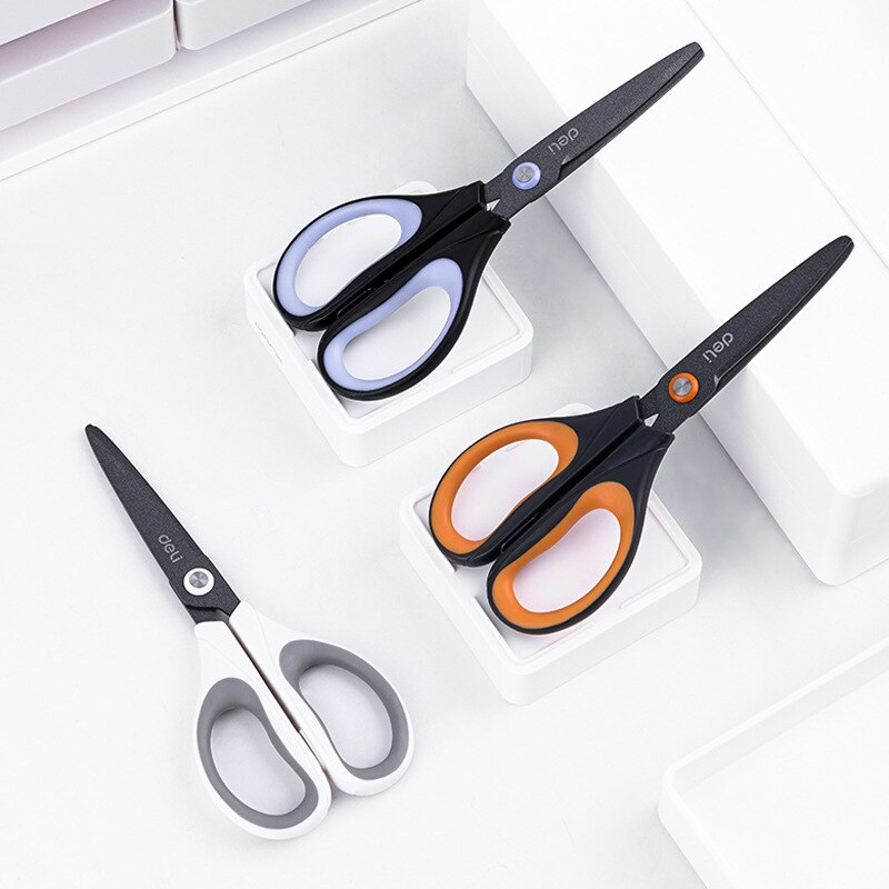 Teflon scissors, anti stick and anti rust, stainless steel tailor scissors, office and home scissors, solid and durable alloy