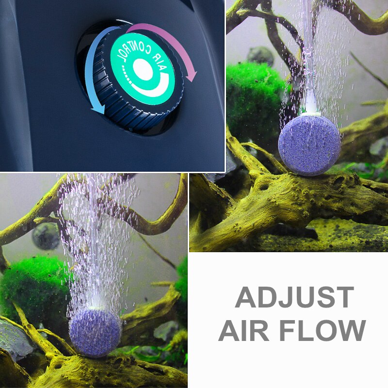 3 In 1 Aquarium Filter Sauerstoff Luftpumpe Tauch Aquarium Wasserpumpe