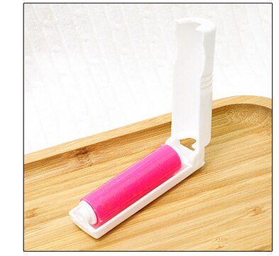 Washable Dust Roller for Wool Sheets Clothes Fluff Pet Hair Cleaning Tools Home Sticky Portable Clothes Lint Roller with Cover: 1